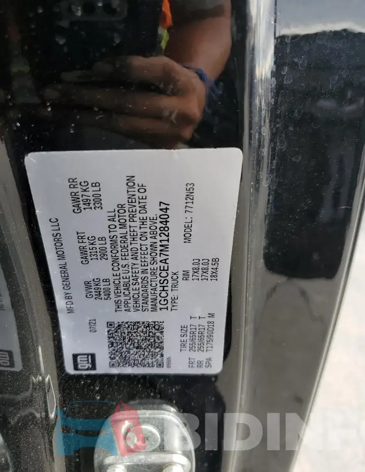 1GCHSCEA7M1284047 Photo# 13