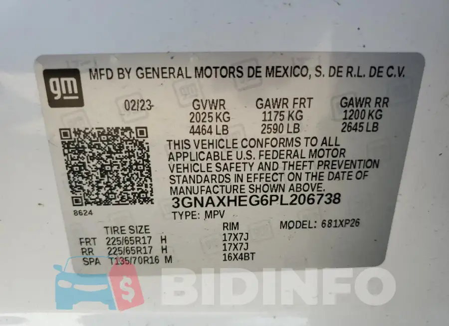 3GNAXHEG6PL206738 Photo# 12