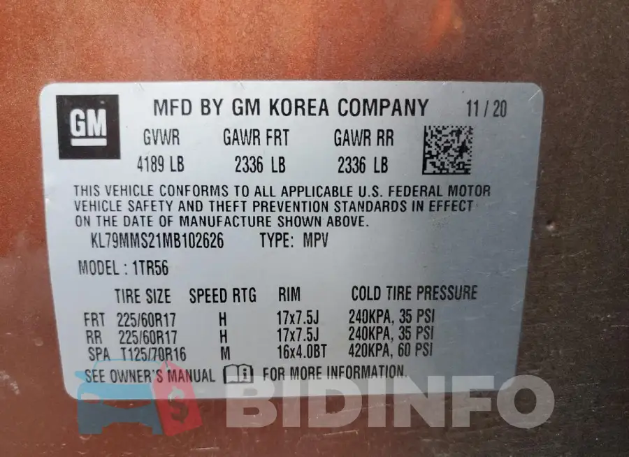 KL79MMS21MB102626 Photo# 13