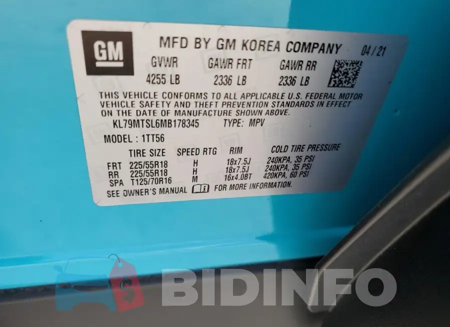 KL79MTSL6MB178345 Photo# 13