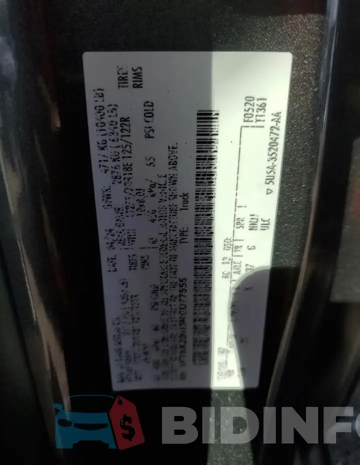 1FT8X2BN5RED77555 Photo# 12