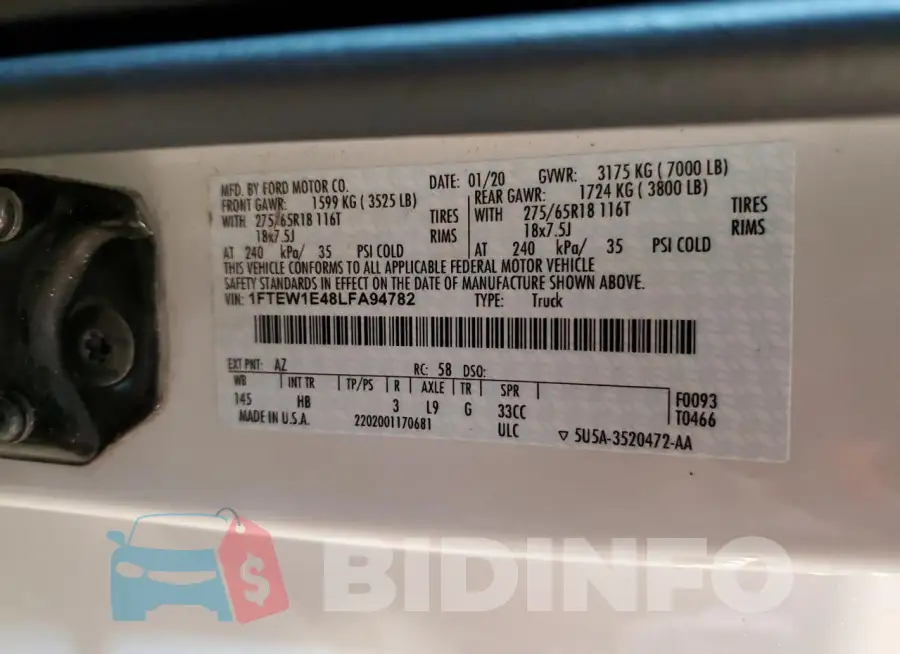 1FTEW1E48LFA94782 Photo# 12