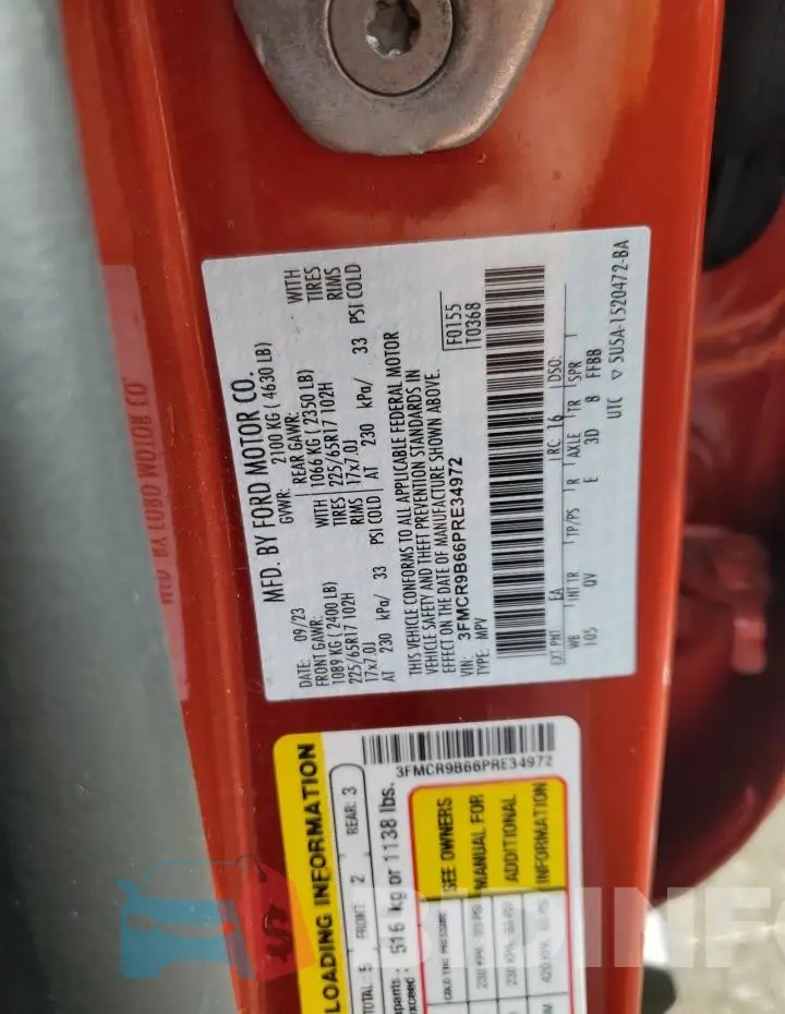 3FMCR9B66PRE34972 Photo# 12