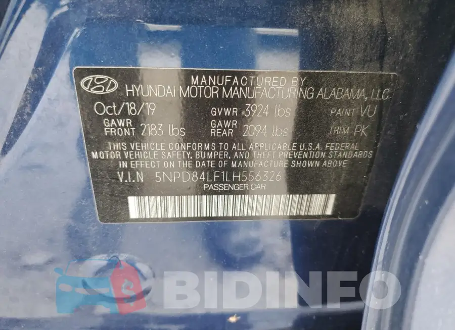 5NPD84LF1LH556326 Photo# 12