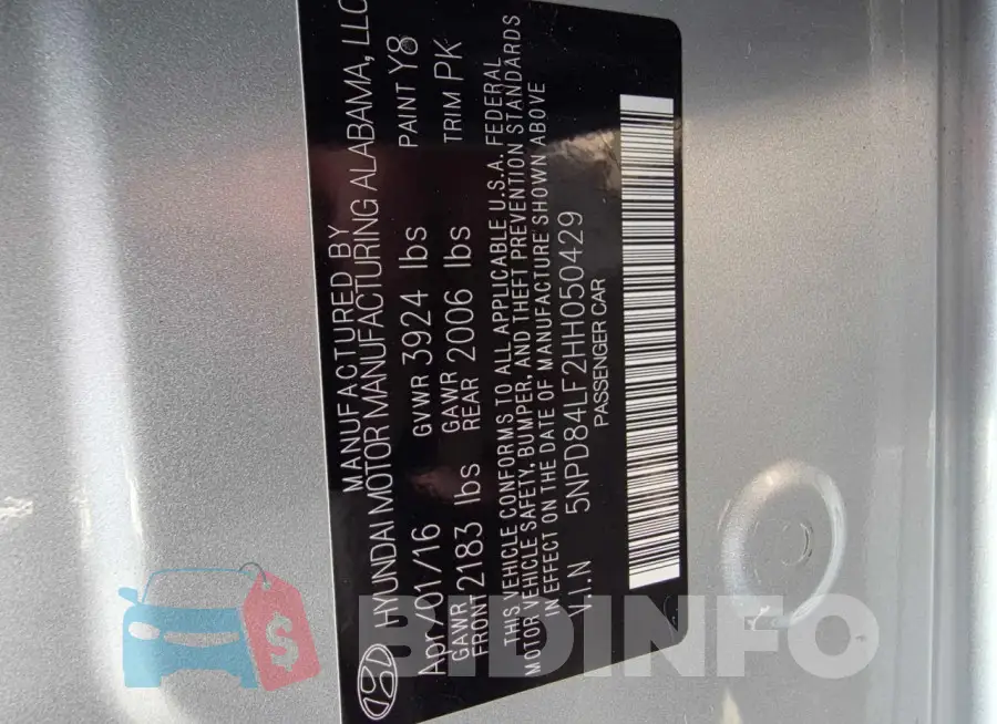 5NPD84LF2HH050429 Photo# 10