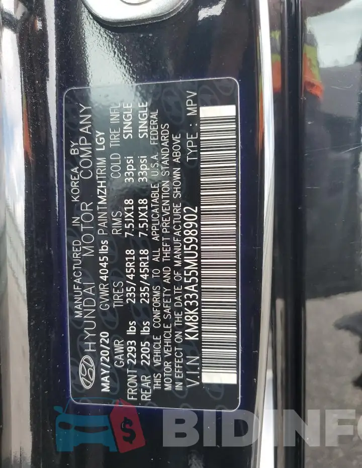 KM8K33A55MU598902 Photo# 13