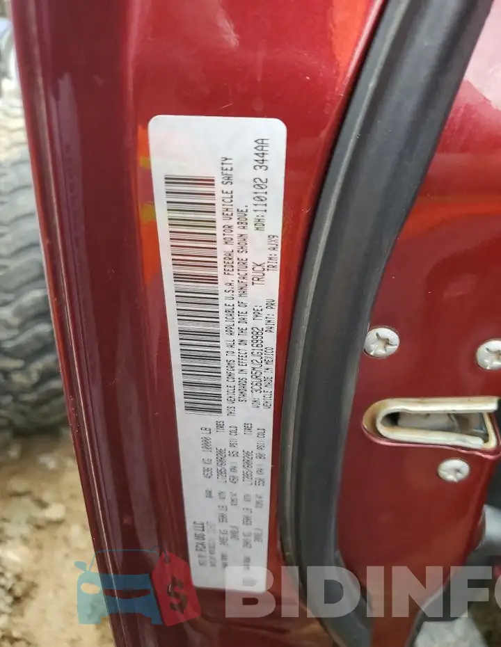 3C6UR5MJ2JG169982 Photo# 12