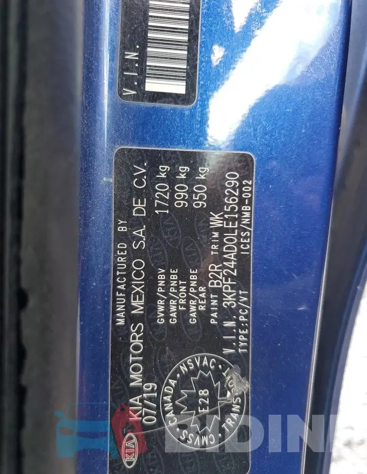 3KPF24AD0LE156290 Photo# 13