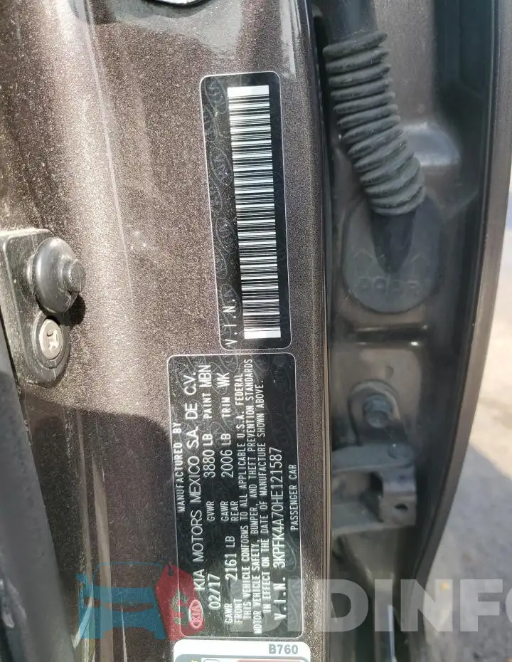 3KPFK4A70HE121587 Photo# 12