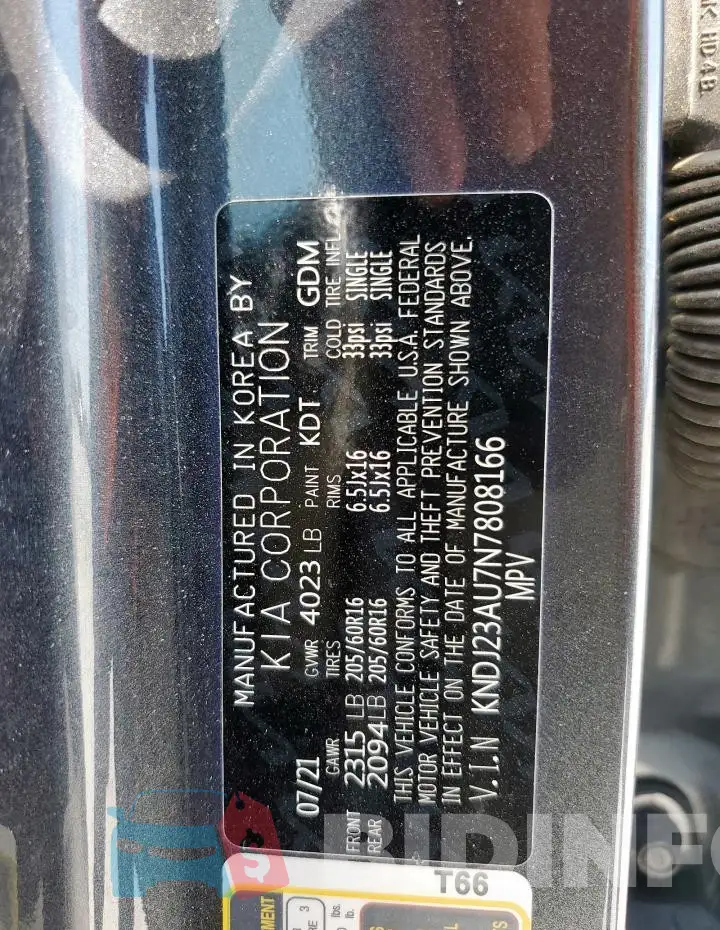 KNDJ23AU7N7808166 Photo# 13