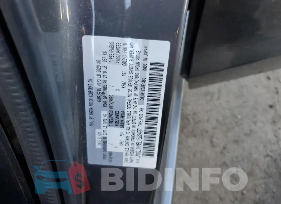 JM1GL1VM5L1522497 Photo# 12