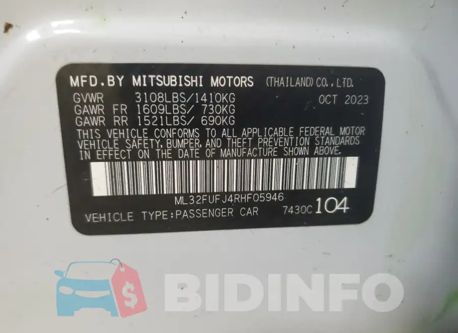 ML32FUFJ4RHF05946 Photo# 13