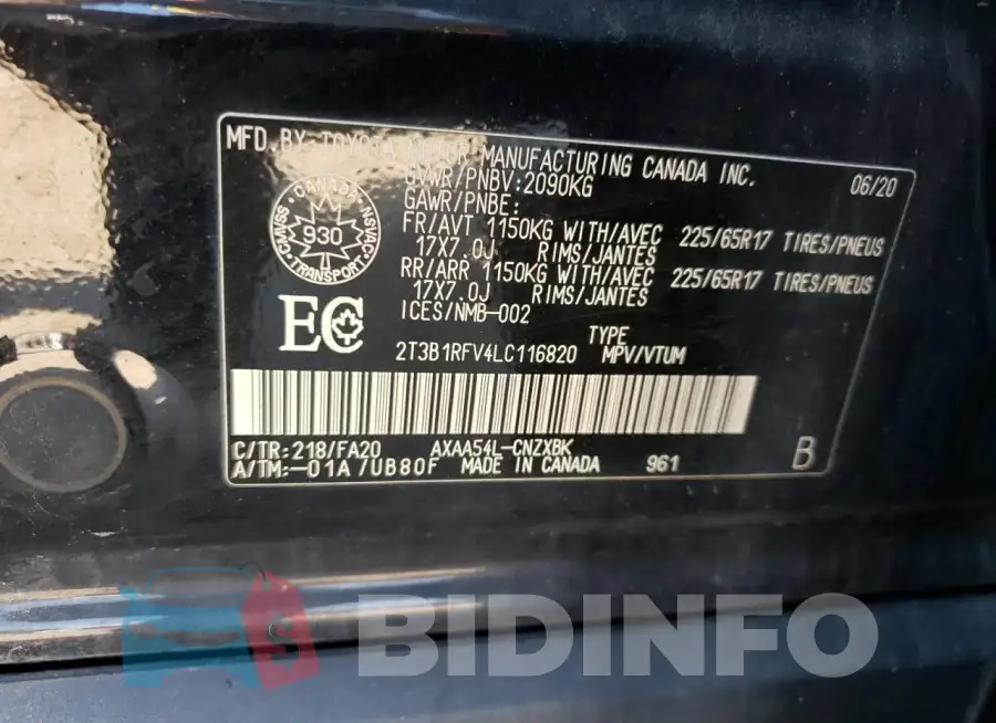 2T3B1RFV4LC116820 Photo# 13