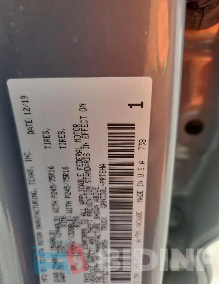 5TFBZ5DNXLX005056 Photo# 13