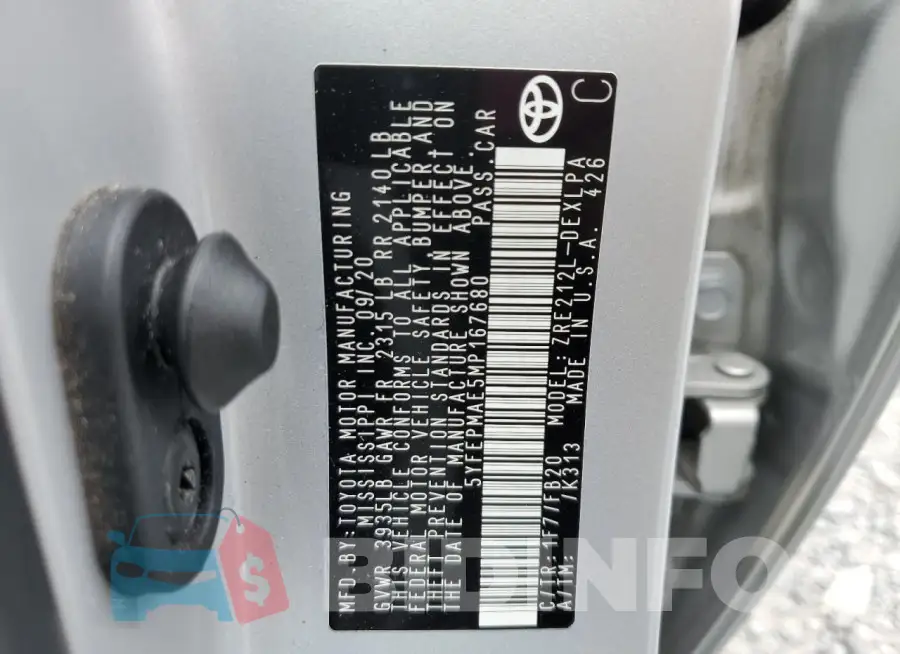 5YFEPMAE5MP167680 Photo# 13