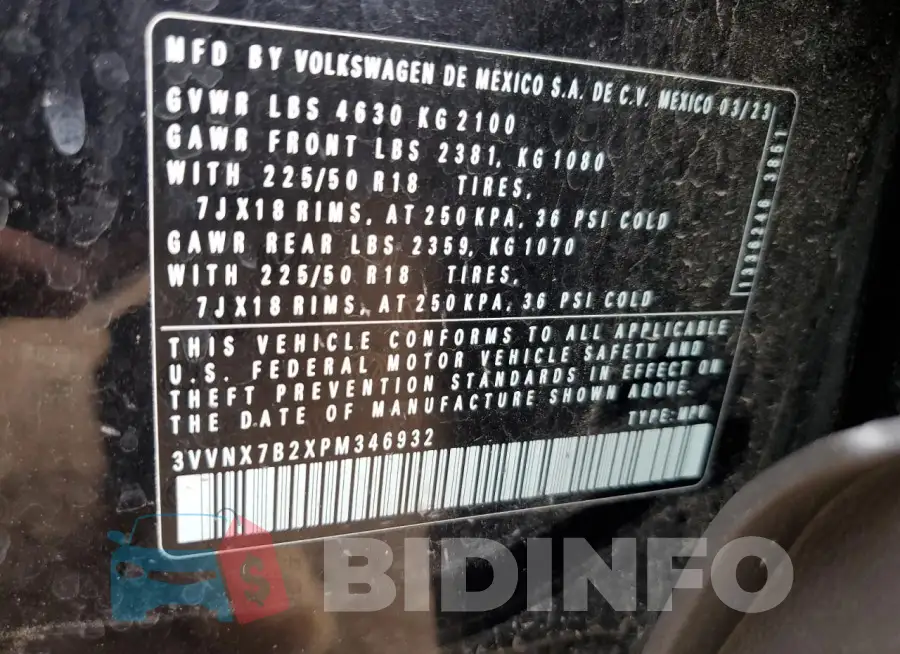 3VVNX7B2XPM346932 Photo# 14