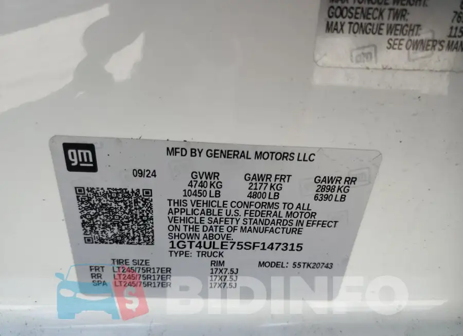 1GT4ULE75SF147315 Photo# 12