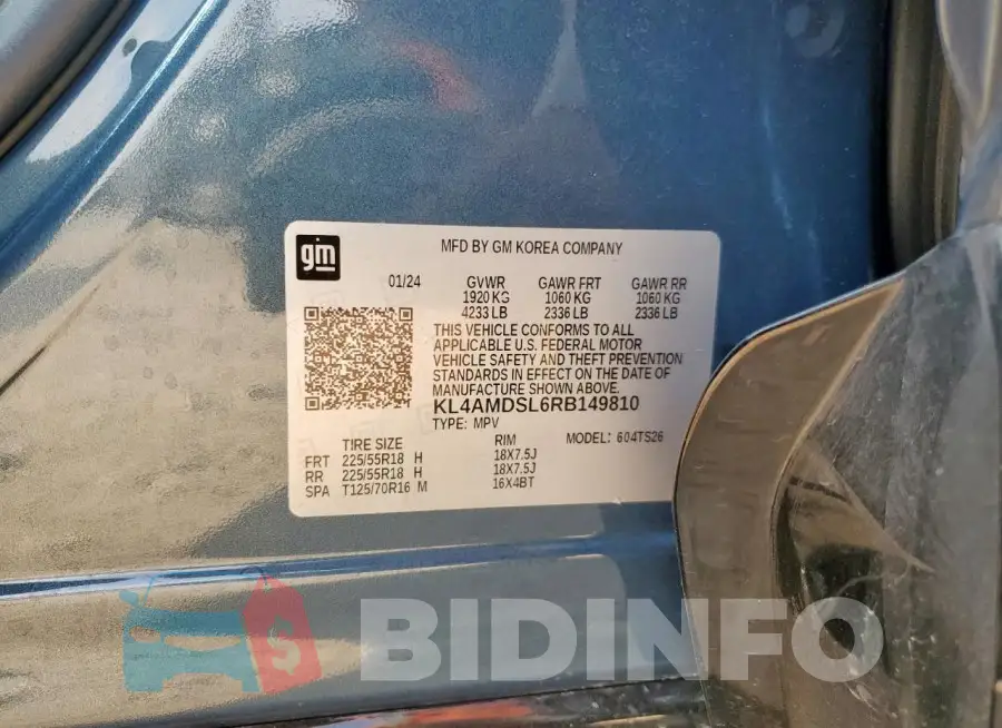 KL4AMDSL6RB149810 Photo# 13
