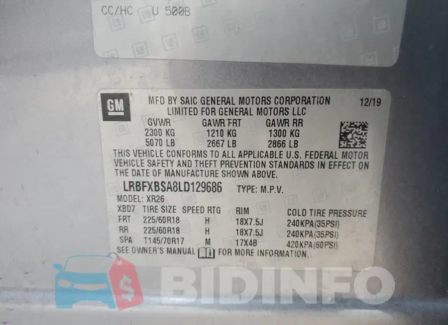 LRBFXBSA8LD129686 Photo# 13