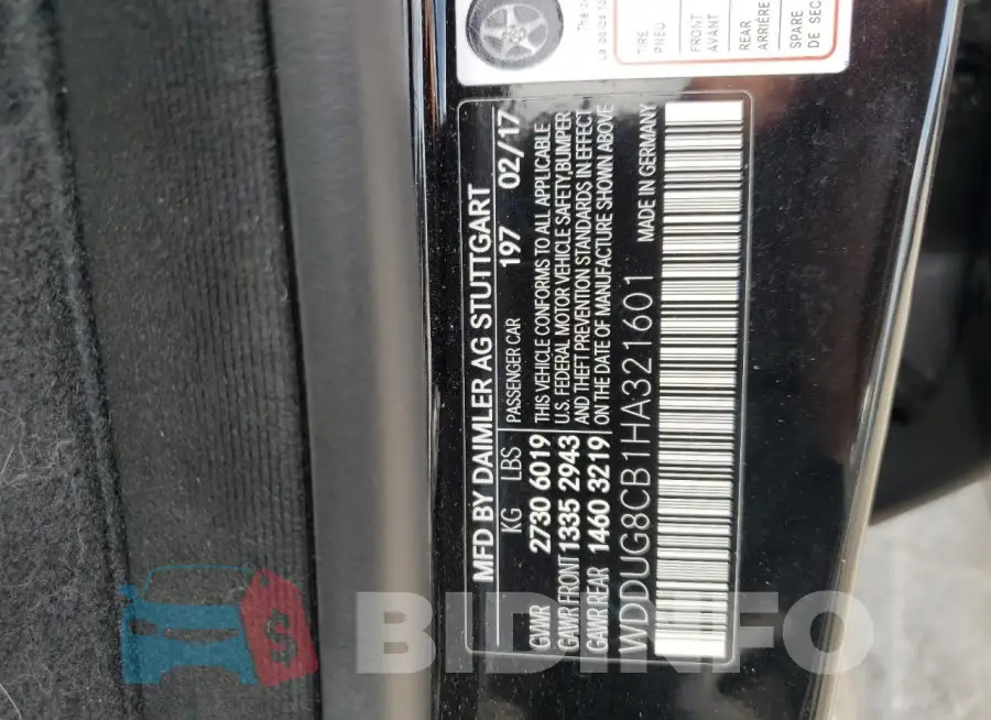 WDDUG8CB1HA321601 Photo# 12