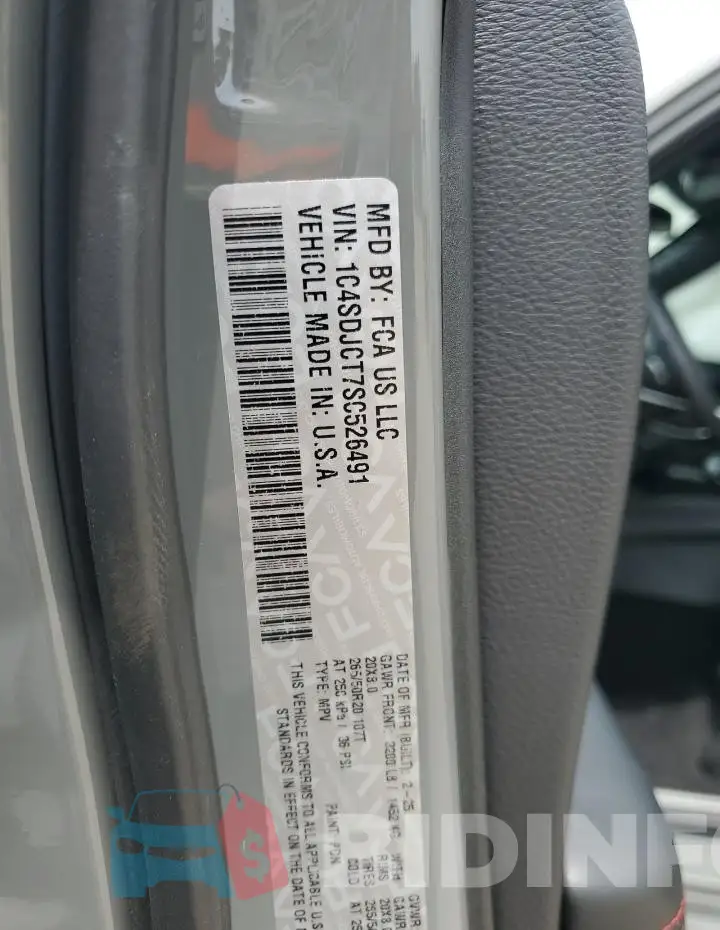 1C4SDJCT7SC526491 Photo# 12