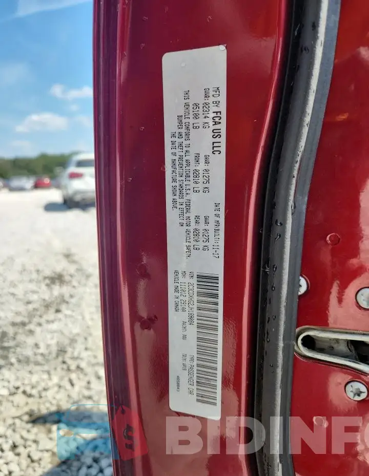 2C3CDXHG2JH189084 Photo# 12