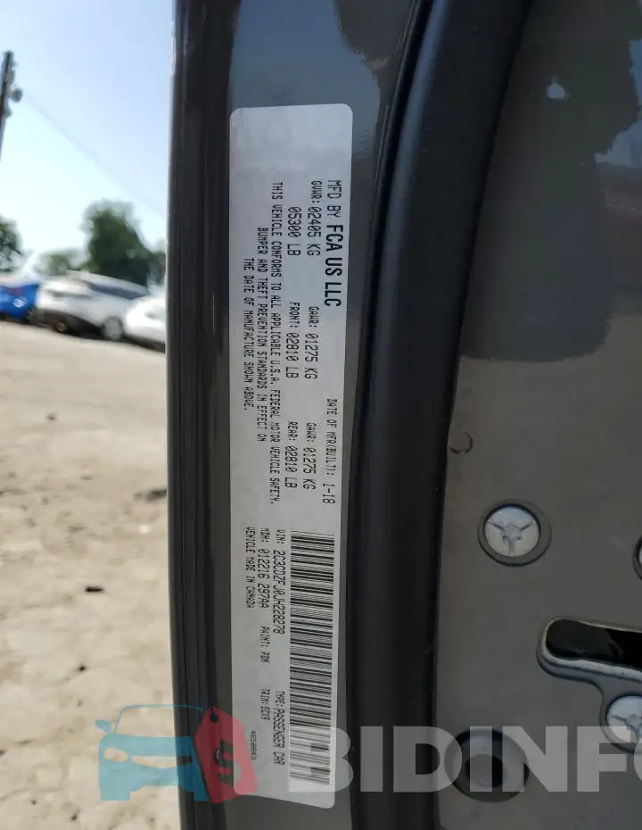 2C3CDZFJ0JH228278 Photo# 13