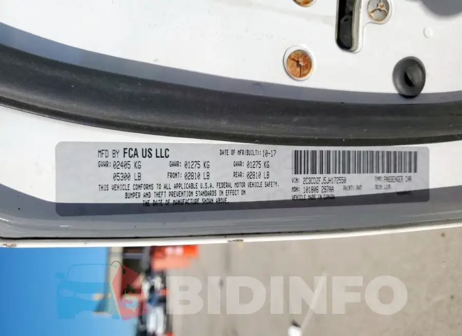 2C3CDZFJ5JH172550 Photo# 12