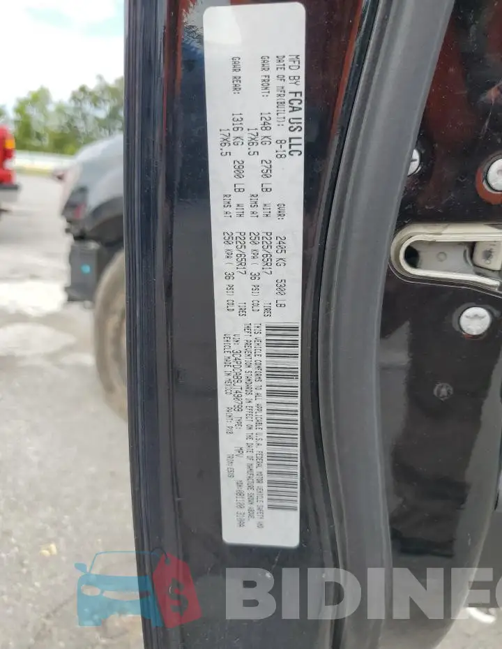 3C4PDCAB9JT490799 Photo# 14