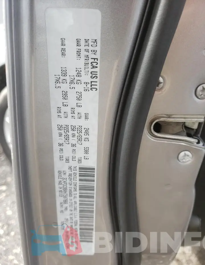 3C4PDCBB0HT507868 Photo# 13