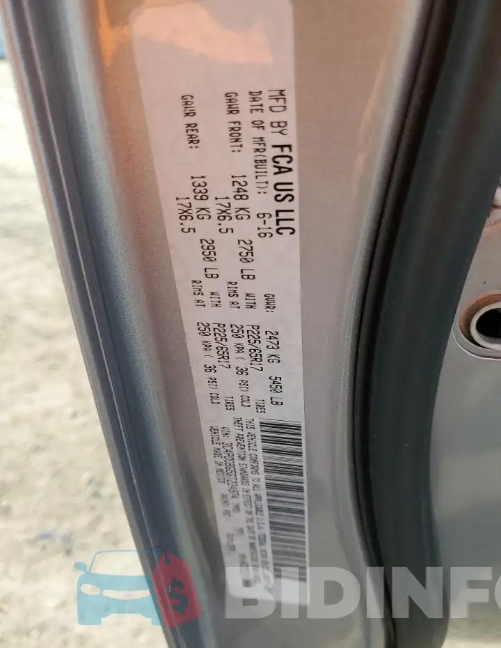 3C4PDCBG5GT224974 Photo# 13