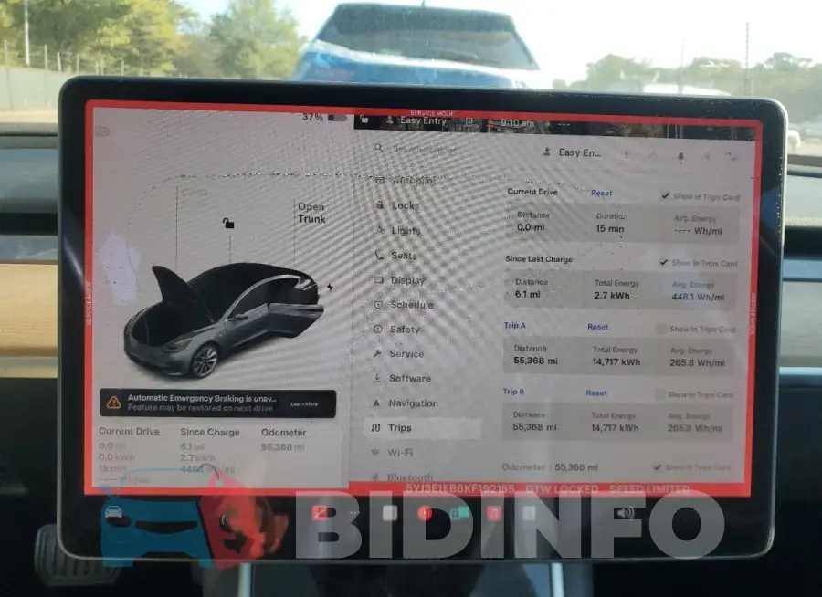 5YJ3E1EB6KF192155 Photo# 9