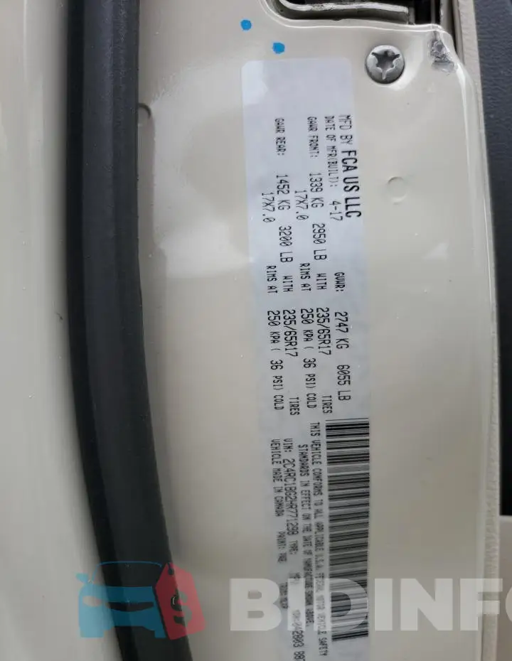 2C4RC1BG2HR771298 Photo# 13