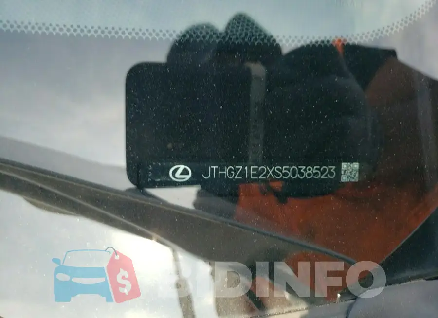 JTHGZ1E2XS5038523 Photo# 12