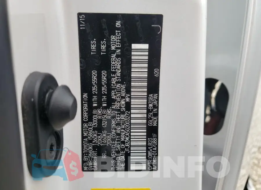 JTJBZMCA5G2003272 Photo# 13