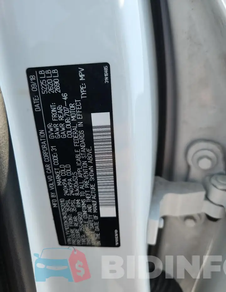 LYV102DK9KB252010 Photo# 13