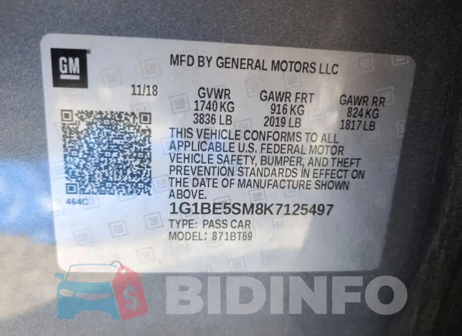 1G1BE5SM8K7125497 Photo# 12