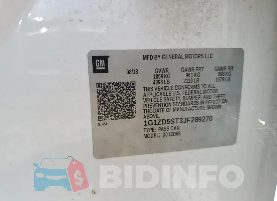 1G1ZD5ST3JF289270 Photo# 12