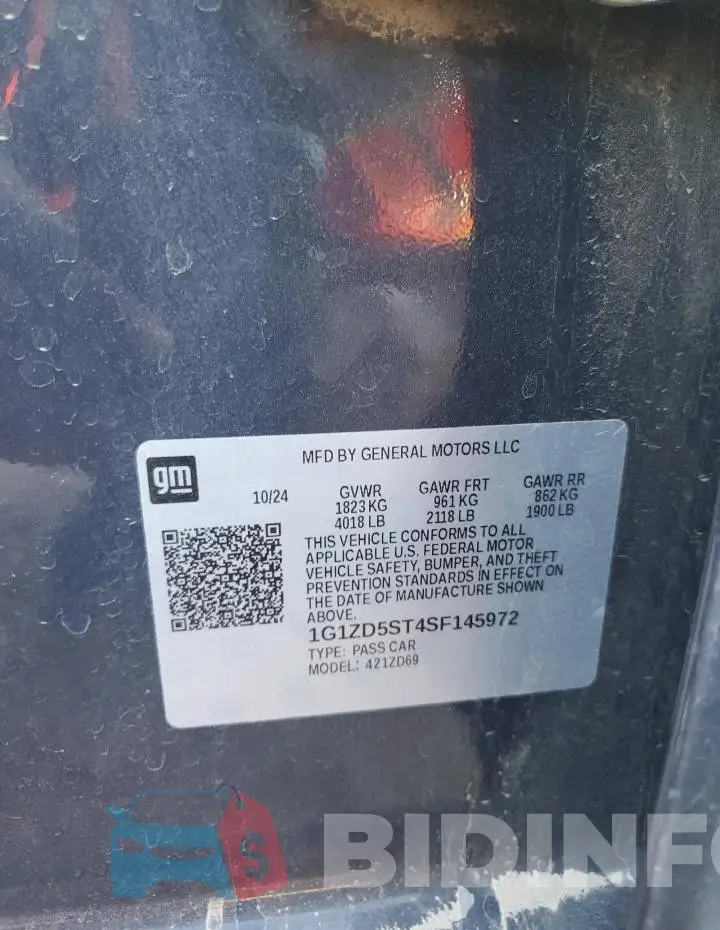 1G1ZD5ST4SF145972 Photo# 13