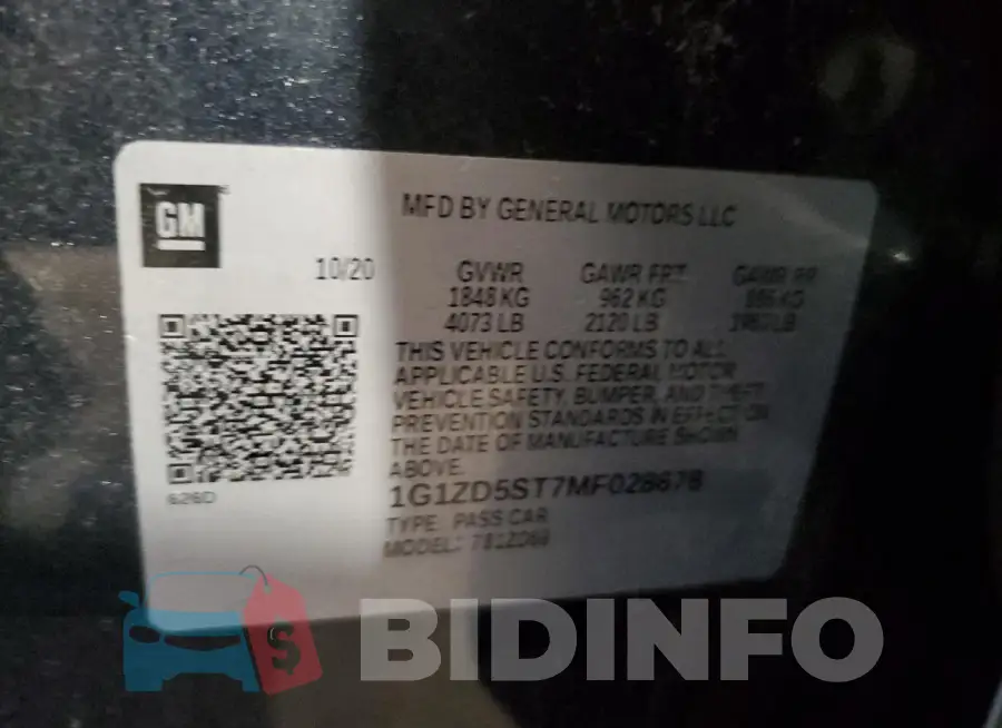 1G1ZD5ST7MF028678 Photo# 12