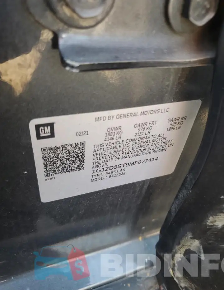 1G1ZD5ST9MF077414 Photo# 12