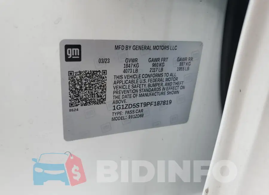 1G1ZD5ST9PF187819 Photo# 13