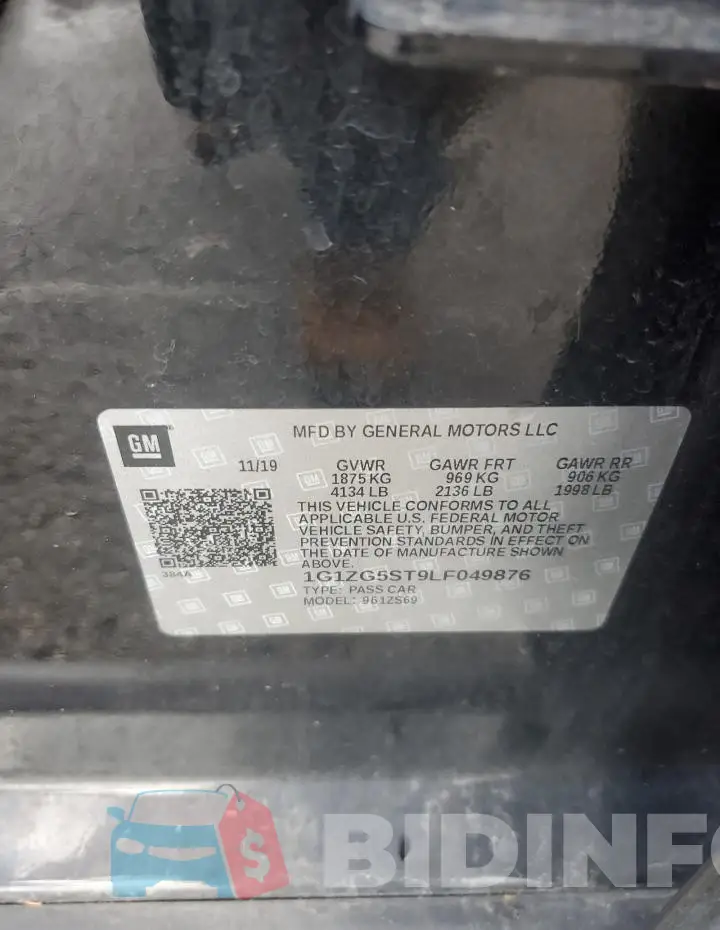 1G1ZG5ST9LF049876 Photo# 12