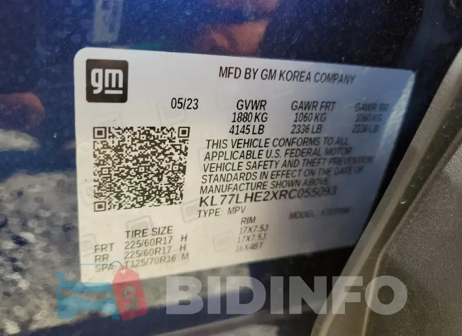 KL77LHE2XRC055093 Photo# 13