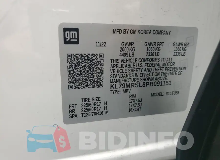 KL79MRSL8PB091151 Photo# 13