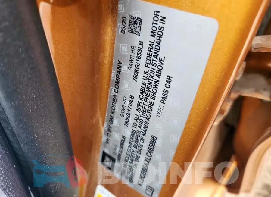 KL8CB6SAXLC465896 Photo# 12