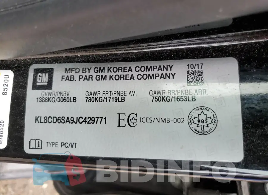 KL8CD6SA9JC429771 Photo# 12
