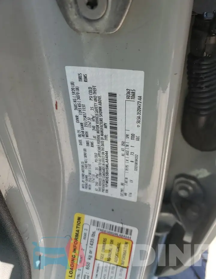 1FMDE5BH5MLA84044 Photo# 13