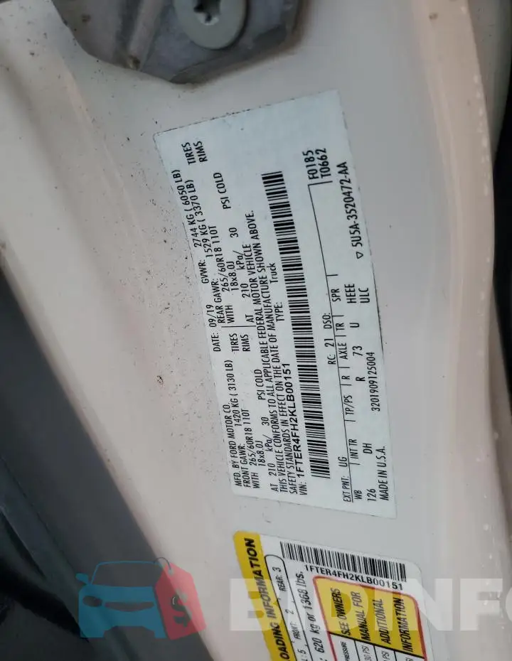 1FTER4FH2KLB00151 Photo# 12