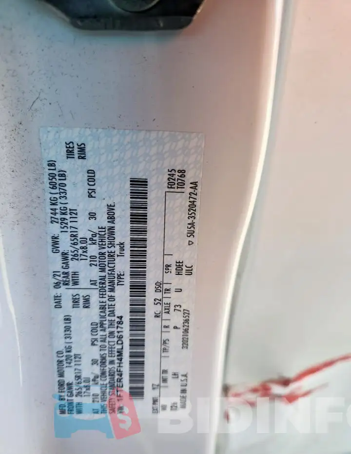 1FTER4FH4MLD61784 Photo# 12